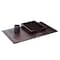 Dacasso Dark Brown Bonded Leather 3-Piece Desk Set DF-3637 - alternate 1
